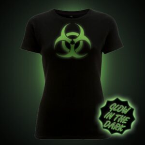 Glow in the dark Hazard women's t-shirt
