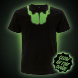 Glow in the dark headphones t-shirt