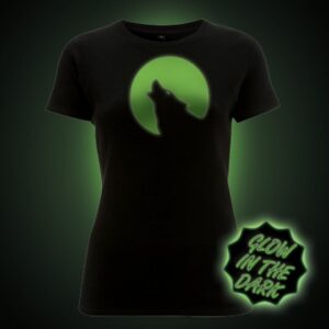 Glow in the dark Wolf in the Moonlight Vest