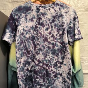 Tie dye purple/Petrol