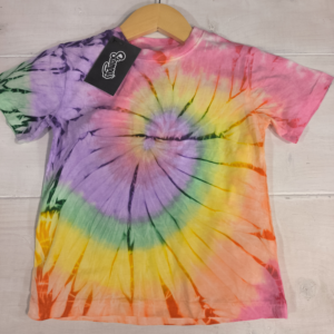 Children's Rainbow Tie Dye T-shirt