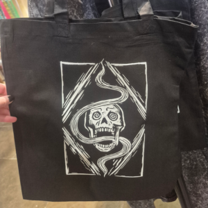 Tote Bag- Screaming Skull