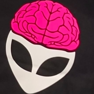 Kids Brain Alien Glow In The Dark T-shirt